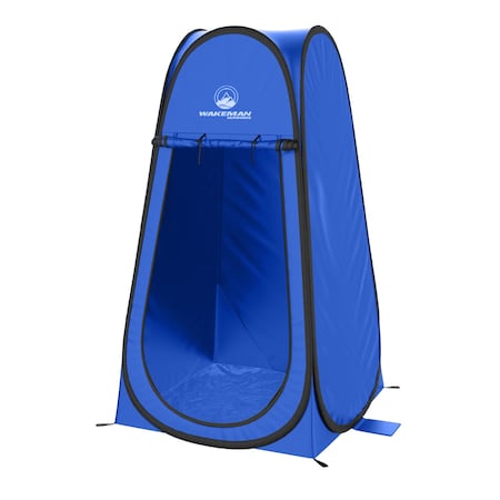 Wakeman Pop Up Pod - Portable Privacy Tent for Camping, Beach, or Tailgate with Carry Bag by Wakeman Blue 75-CMP1112